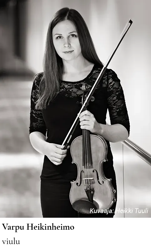 Violinist performing